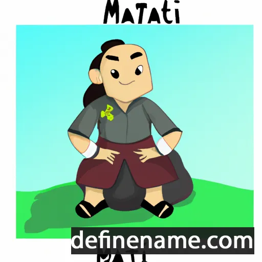 Matai cartoon