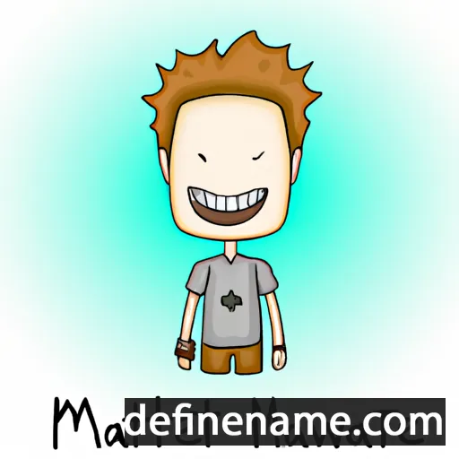 cartoon of the name Mathew