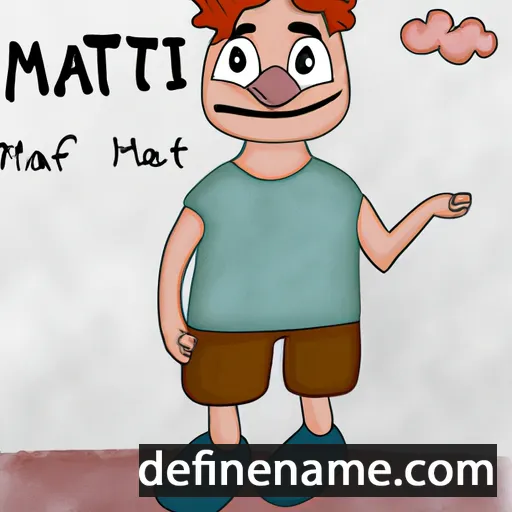 Matî cartoon