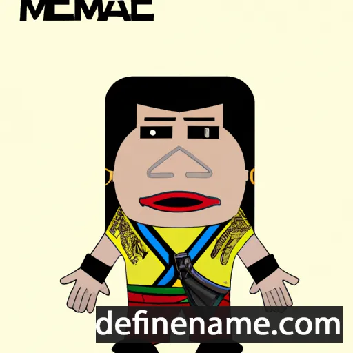 Ma'xemené'e cartoon