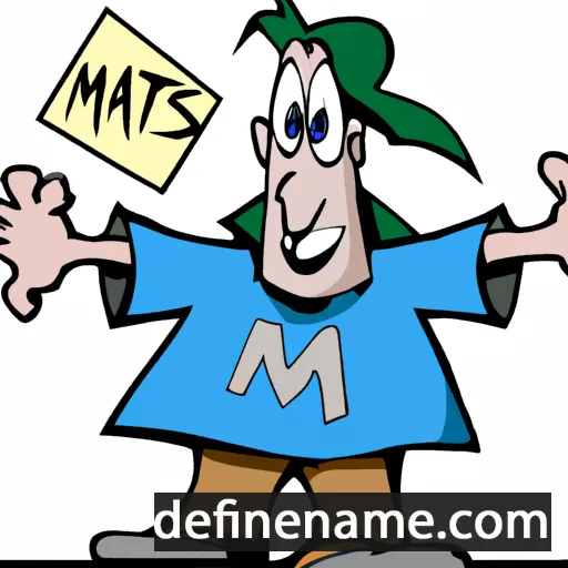 cartoon of the name Matis