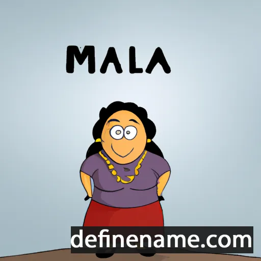 cartoon of the name Matla