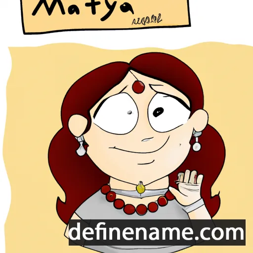 Matreya cartoon