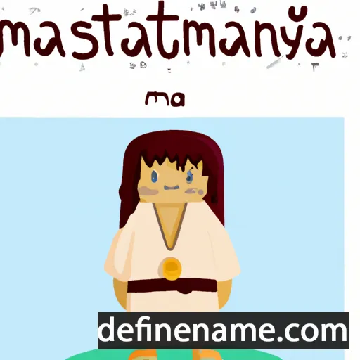 Matsináámayaakíí cartoon