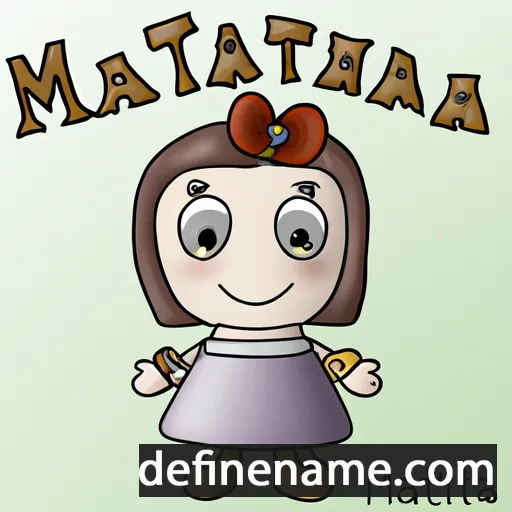 Matteina cartoon