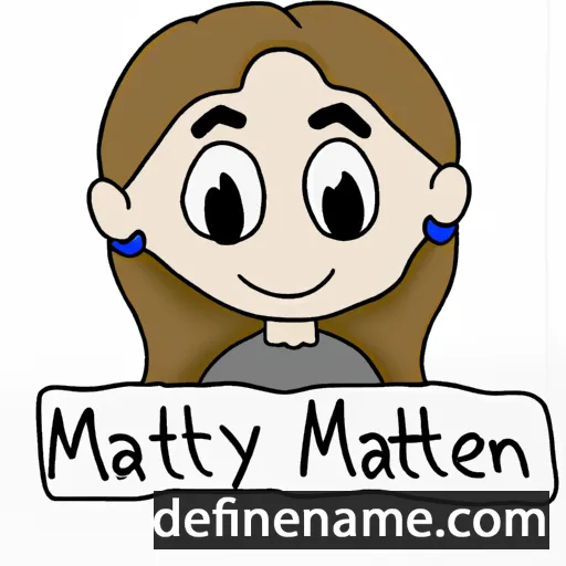 Mattelyn cartoon