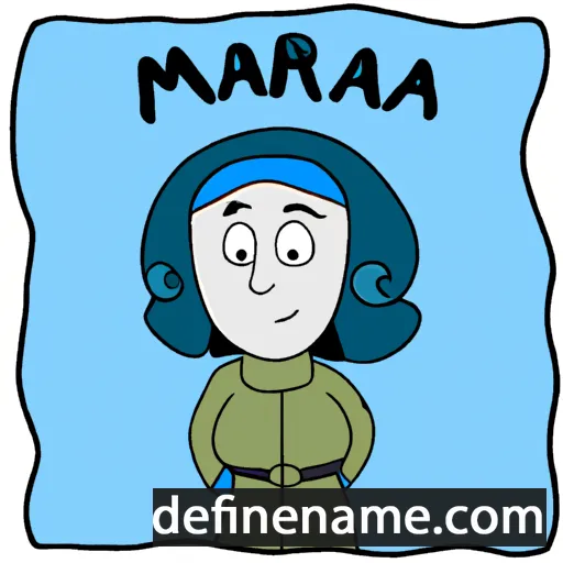 cartoon of the name Mavra