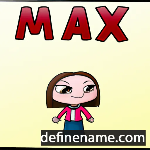 Maxia cartoon