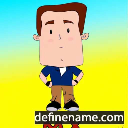 cartoon of the name Maxime