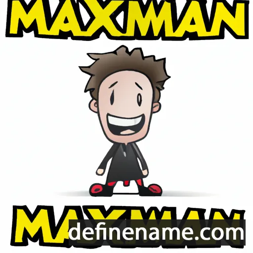 Maximiaan cartoon