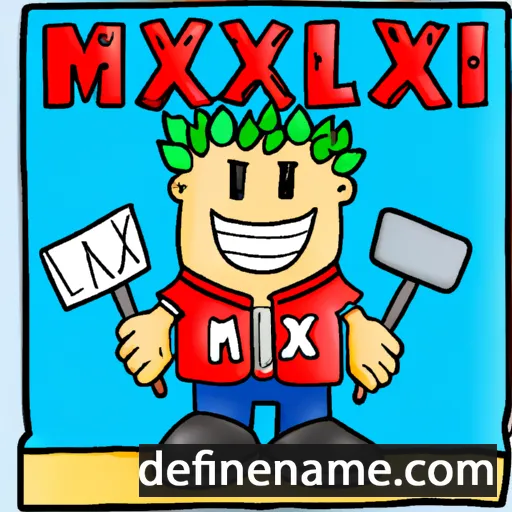 Maximilano cartoon