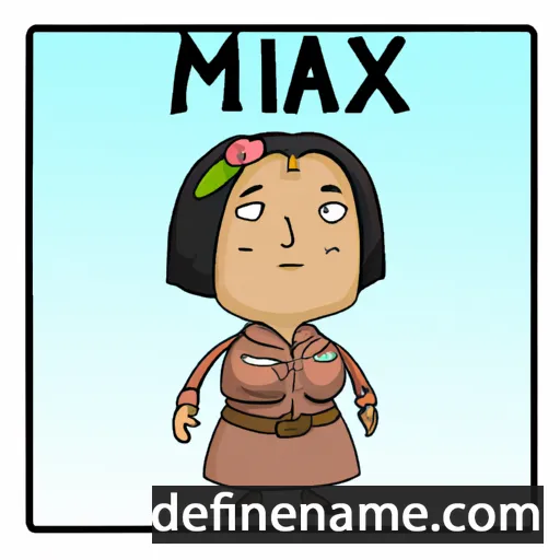 Maximina cartoon