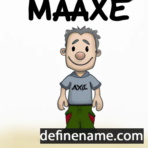 Maxxie cartoon