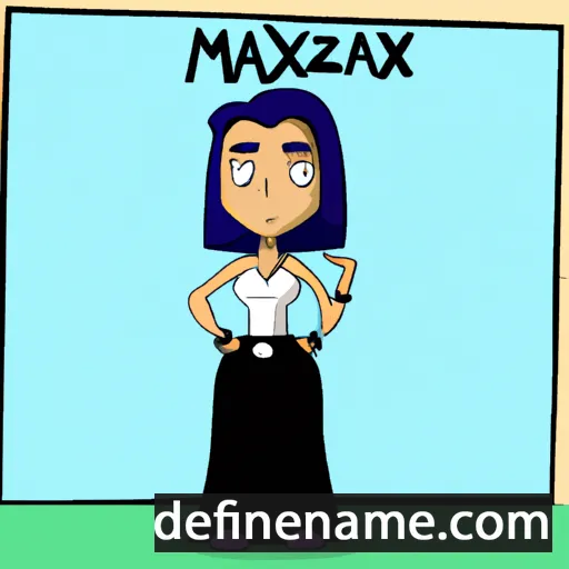 Maxxzandra cartoon