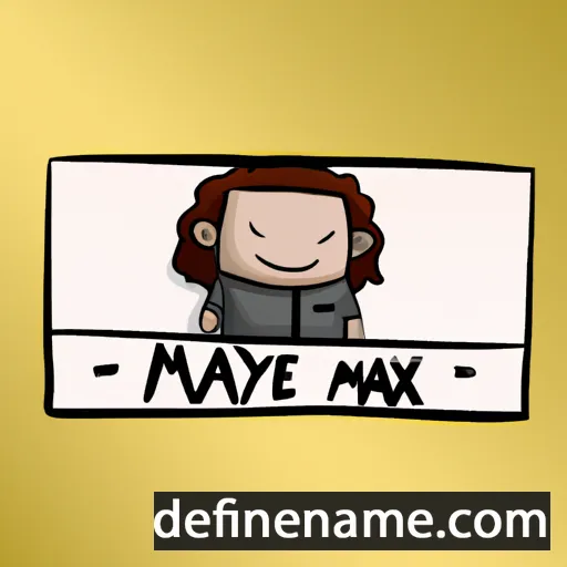 Maxyne cartoon