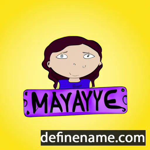 Mayanne cartoon