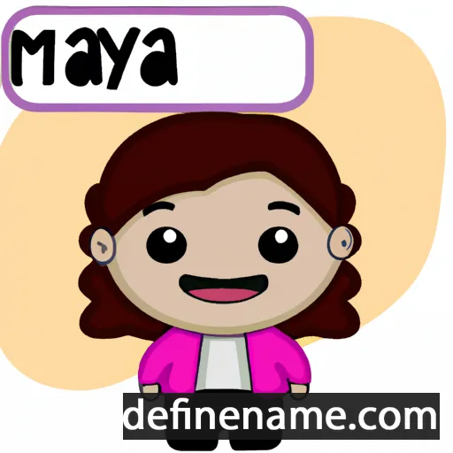 Mayca cartoon