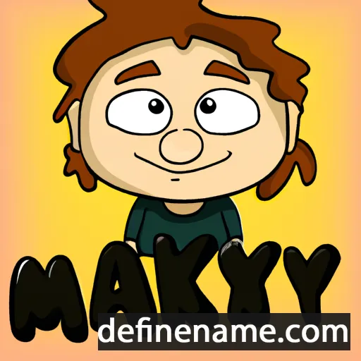 Mayk cartoon