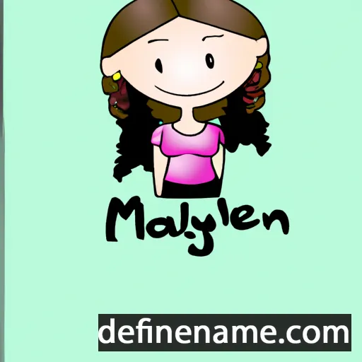 Maylen cartoon