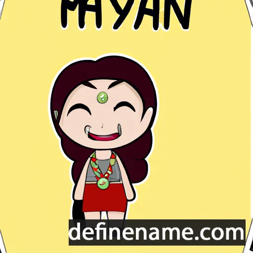 Mayrín cartoon