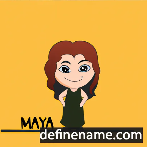 cartoon of the name Maysa