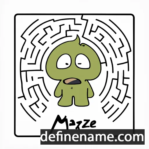 Mazé cartoon