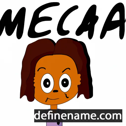 Mécia cartoon