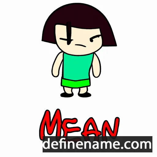 Meann cartoon