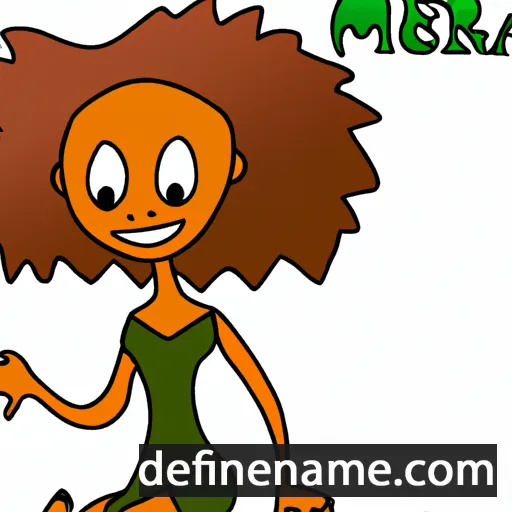 cartoon of the name Meara