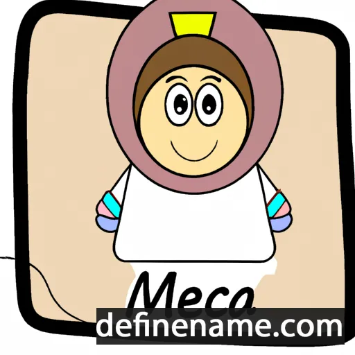 cartoon of the name Mecca