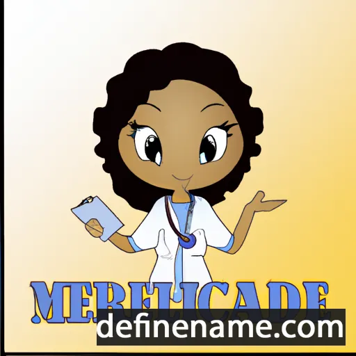 Médiatrice cartoon