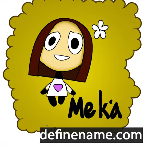 Mélika cartoon