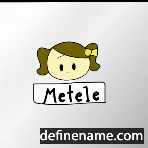 Mélitte cartoon