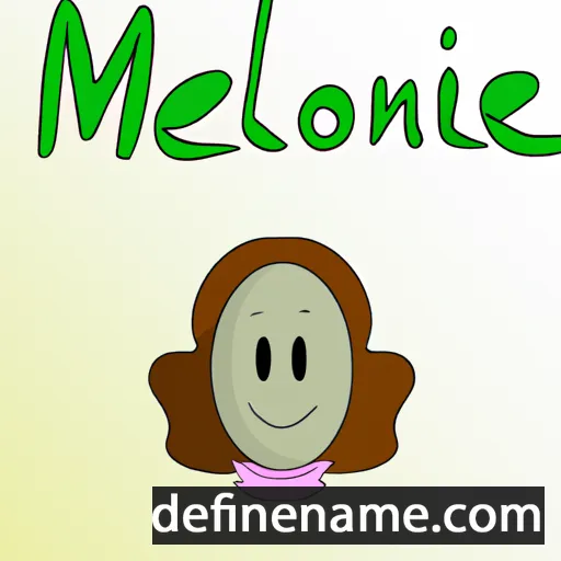 Mélonie cartoon