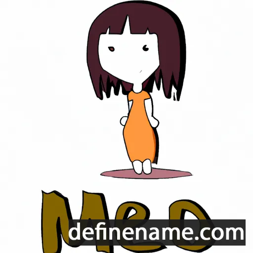 cartoon of the name Mei