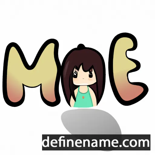 cartoon of the name Mei