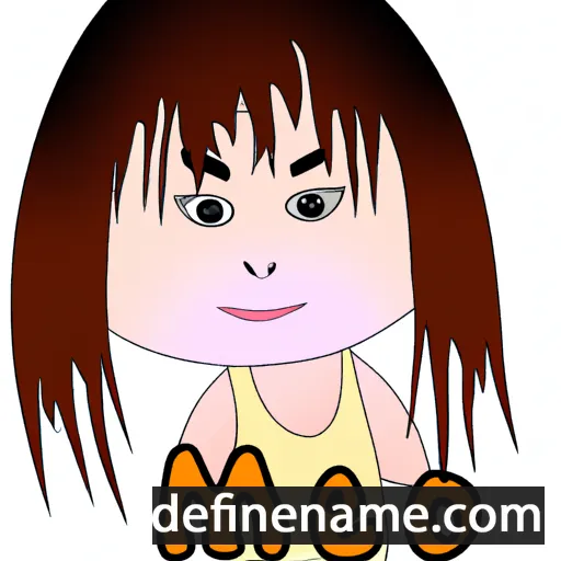 cartoon of the name Mei