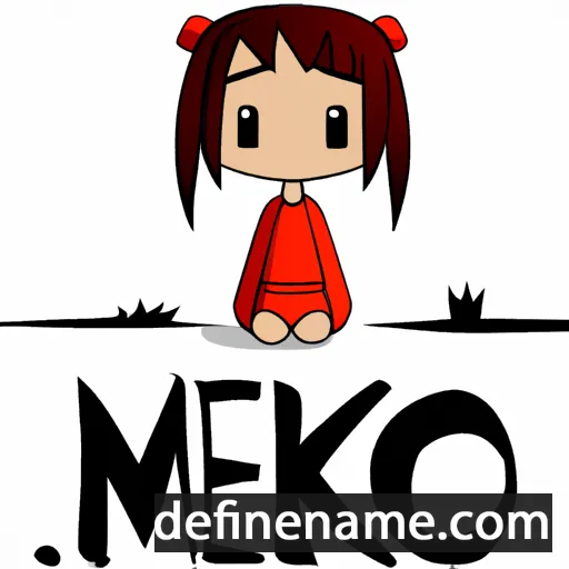 cartoon of the name Meiko