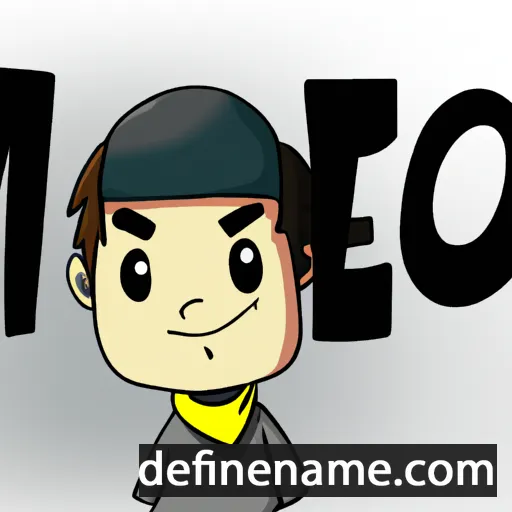 cartoon of the name Meino