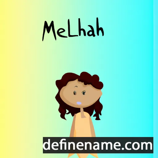 Meleah cartoon