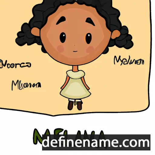 Meleana cartoon