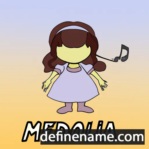 Melodia cartoon