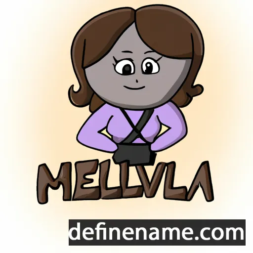 Melvia cartoon