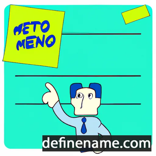 Memo cartoon