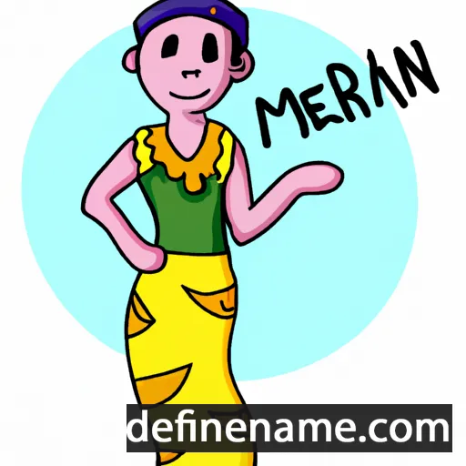 Menari cartoon