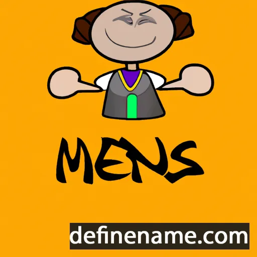 Menas cartoon