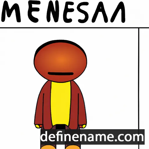 Meneswā cartoon