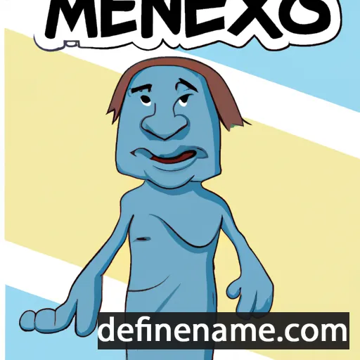 Menexenos cartoon