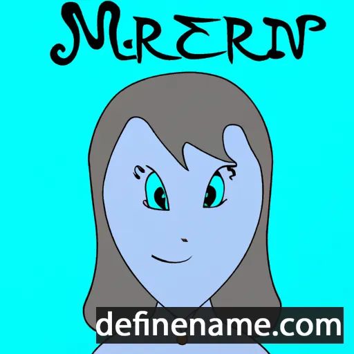 Mêrrienne cartoon