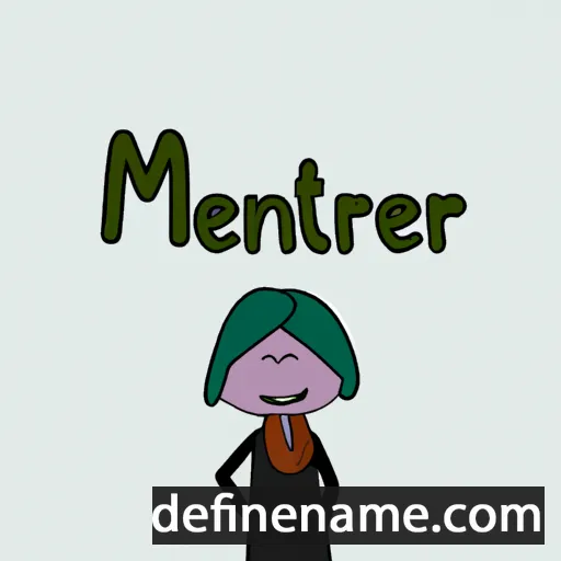 Mentar cartoon